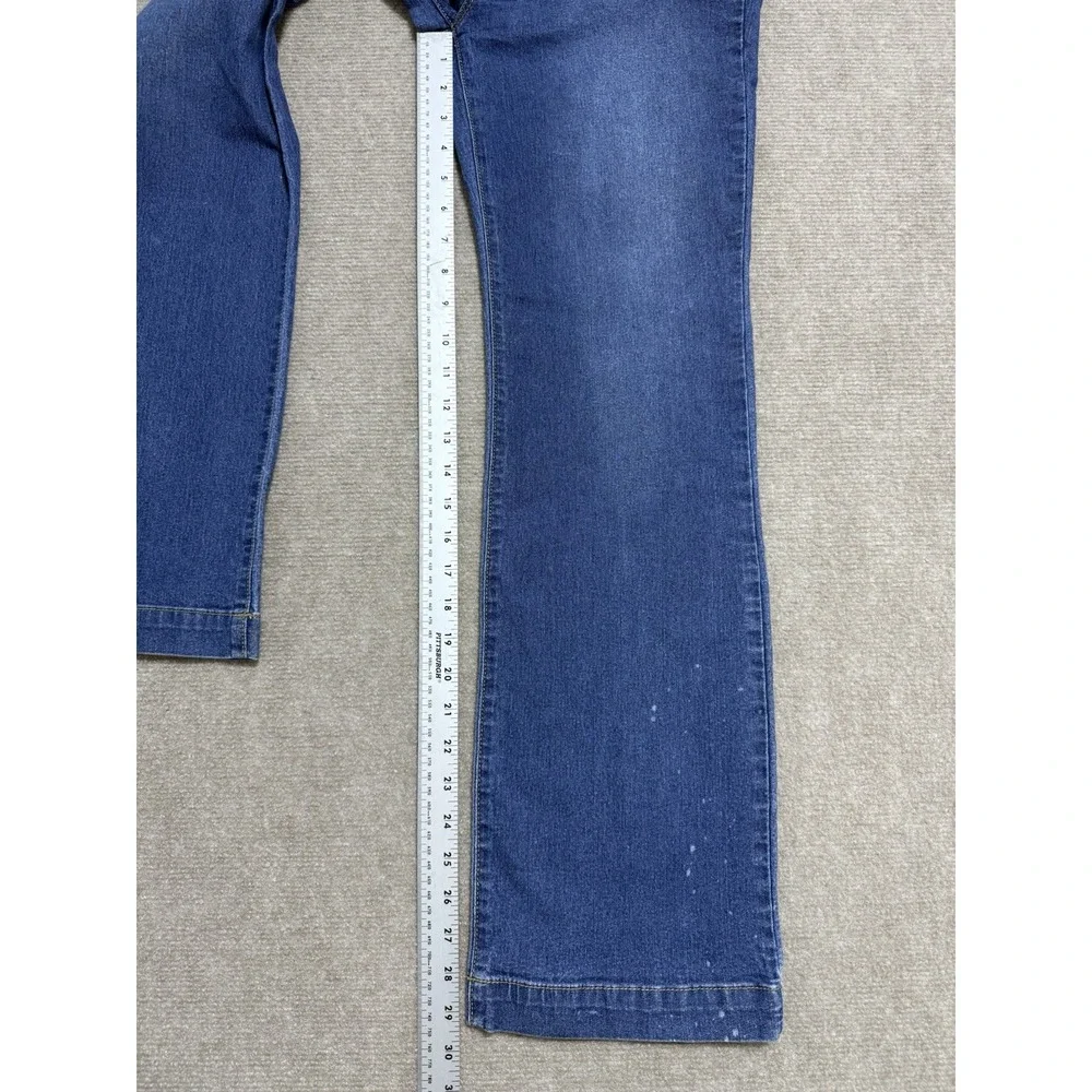 Michael Kors Selma High Rise Bootcut Jeans Size 6 Lapis‎ Blue Wash
